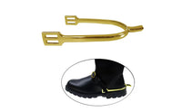 Alloy Spur Polished Equestrian Spur Horse Boot Spurs Equestrian Equipment Smooth for Equestrians, Horseback Riding, Training
