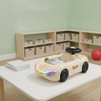 Steering Wheel Racing Car Toy Light-up Racing Steering Wheel Toy Tabletop Game Sturdy Realistic for Children, Desktop, Playroom