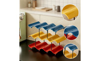 Desktop Cup Rack Three-Tier Cup Storage Rack Mug Shelf Organizer Countertop Space-Saving for Coffee Bar, Kitchen Counter