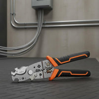 Heavy Duty Multifunction Stripper Tool Sharp Blade Wire Stripper Pliers Forged Steel Cable Cutting Pliers Non Slip Grip for Electricians