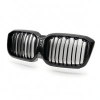 Gloss Black twoBar Kidney Grille ABS Front Kidney Grille Painted Lightweight