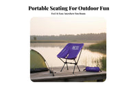 space-saving Lightweight Moon Chair Easy Assembly extremely lightweight Camp Chair Quick Setup Outdoor Gear Includes Carry Bag for Beachoutdoor enthusiastsers, supportpackers, Camping, Fishing, Outdoors, Hiking