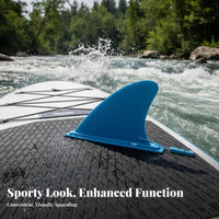 4 Inch Soft Fin Elastic Plastic Material White-Water Board Fin Surfboard Tail Rudder High Elasticity Detachable Tail Rudder