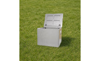 Fitted Lid Insulated Foam Box Speckled Hard-Sided Foam Box for Transport