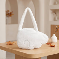 Fuzzy Wing Bag Cute Fuzzy Shoulder Bag Cartoon Soft and Fuzzy Handbag Lightweight for Girls, Teens