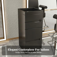 Salon Storage Cabinet on Wheels Installation-No-Installation Mobile Storage Cabinet Rolling Hairstylist Utility Cart Easy
