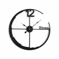 Minimalist Metal Wall Circular Timepiece Modern Metal Wall Circular Timepiece