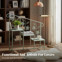 Indoor & outsidedoor Use Multi-Tier Heart-Design Planter Stand Floor-Standing Heart-Shaped Planter storage capacitySaving Plant Rack Easy Assembly for Gardeners, home dwellers, Balcony, Patio, Living Room, Entrypath