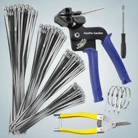 153 Pieces Stainless Steel Cable Tie Tool Long-Lasting Rust-Proof for Diyers