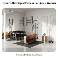 Elliptical Silent Home Elliptical Machine Low Impact Compact Cross for Beginners, Apartment