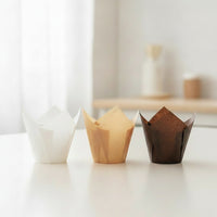 200 Pieces Fluted Cupcake Liners Small Fluted Cupcake Liner Oven Paper and Cake Liner for Home Cooks, Cupcakes, Muffins