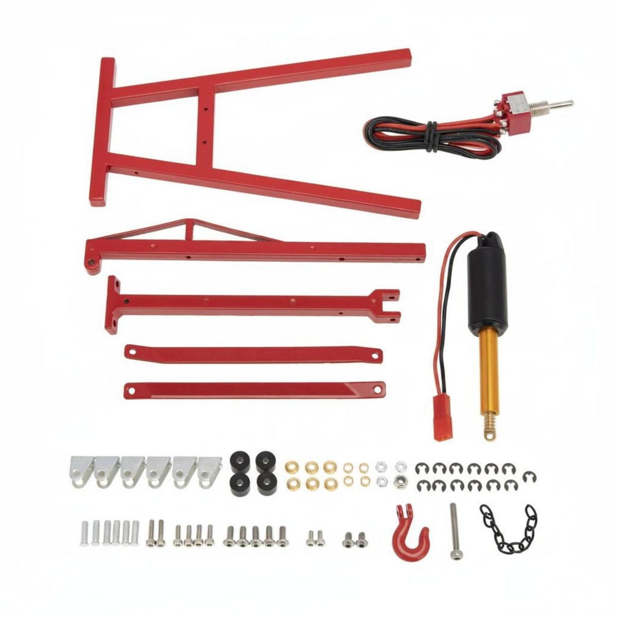 1/10 Scale Garage Set Rc Engine Hoist Easy Assembly Rc Engine Crane for Workshop Scene
