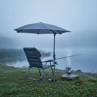 UPF 50+ Clamp-on Umbrella Protection Chair Umbrella with Clamp Portable Sun Shade Adjustable for Beachgoers, Campers, Anglers, Camping, Fishing