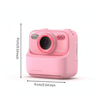 Thermal Printing Instant Print Camera with Screen Portable Instant Print Camera Compact Multifunctional for Playroom