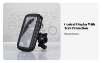 Handlebar Bag with Phone Window Waterproof Bike Phone Mount Bag Hard case for Cyclists, Commuters, Bicycling, Commuting