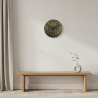 Non-Ticking Modern Round Wall Clock Minimalist Design Silent Quartz Clock Easy to Read for Living Room, Bedroom, Office