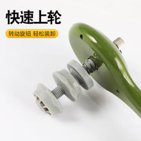 两用渔轮上线器纺车轮加厚水滴轮渔轮绕线器快速上轮路亚竿退线器