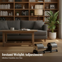 Adjustable Dumbbell Reliable Fastening System Adjustable Dumbbells Versatile Instant Adjust Dumbbell Set for Women, Beginners