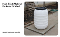 Food Grade Plastic Barrel Airtight Closure Food Grade Water Barrel Closure Ed Storage Drum with Lid Withstand Ant