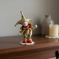 Clown Doll Present-Ready Comedian Figure Ornamental Clown Ornament for Collection