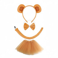 Monkey Hair Hoop Soft and Comfortable Headband Lightweight Primate Ears Headband for Kids, Halloween, Themed Events, School Plays