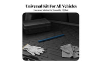 Emergency Tool Tubeless Tire Plug Set Quick Repair Puncture Plug Kit Portable Vehicle Maintenance Supply Easy to Use for Car Owners, Motorcyclists, Tricycle Riders, Travel, Garage