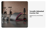 Abdominal Training Mat Full Range of Motion Ab Mat Firm-Density Foam Sit-up Support Pad for Beginners, Home Gym
