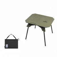 Easy To Carry Foldable Camping Table Extra Storage Space Adjustable Height Folding Table Quick Setup Waterproof for Backpackers, Hikers, Picnickers, Travel, Backpacking, Hiking, Beach