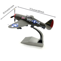 1;72 P-47 Fighter Model  Diecastl U.star Symbol Insignia Wartime airplane Model Fighter Plane Detailed Reproduction