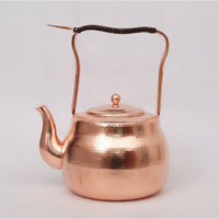 Hammered Kettle Traditional Copper Kettle Rustic Stovetop Teapot for Kitchen