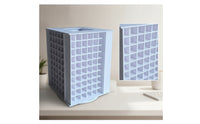 Desktop Bead Jar Holder Space-Saving Rotating Storage Rack Compartmented Storage Rack with Grid Compartments Upright for Hobbyists