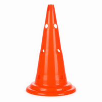 52cm Marker Cones, Flexible PE Cones for Sports Training, Football Accessories, Agility Training Equipment