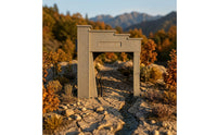 Textured Railway Tunnel Portal Detailed Miniature Tunnel Entrance Standard Railroad Structure Micro for Hobbyists