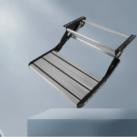 Manual RV Step Aluminum Retractable Rv Step Heavy-Duty for Recreational Vehicle, Motorhome