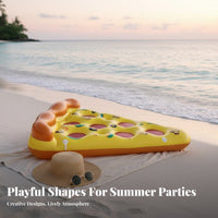 Fun Shape Giant Floating Inflatable Lounger Sturdy PVC Material Novelty Pool Inflatable Lounger Easy to Inflate Inflatable Floating Toy Oversized for Adults, Beach, Lake