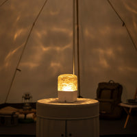 Color-Changing Ambient Lamp with Bluetooth Speaker Distance-Operated-Controlled Water Ripple Display Lamp Rgb Light Ocean Wave for Students