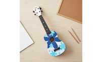Colorful Ukulele Beginner-Friendly 21 Inch Ukulele Clear 4-String Sound-String Wooden Guitar Polished Finish