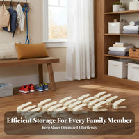 Long-Lasting Space Saving Shoe Rack Easy to Clean Adjustable Shoe Stacker Non-Slip Design for Adults, Homeowners, Entryway, Wardrobe