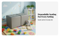 Upholstered Cube Stool space-saving Size Upholstered Ottoman Cube inviting Comfort