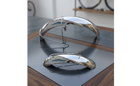 2 Pieces Bike Mudguard with Support Struts Glossy Bike Mudguard Set Strong