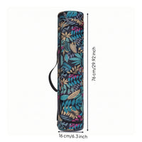 Fitness Mat Bag Zippered Fitness Mat Bag with Pocket Long-Lasting Lightweight for Yogis, Home Workouts
