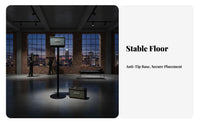 Internal Cable Management Aluminum Speaker Stand Stable Support Speaker Floor Stand Minimalist Design Audio Accessory CNC Machined for Audiophiles, Home Theater, Studio, Living Room