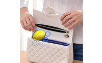 Textured Oval Hand Grip Exerciser Blue Band Five-Finger Grip Coach Stress Relief Finger Exerciser Ball Portable