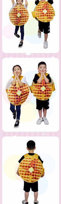 Waffle Food Costume for Adults - Funny Cosplay Party Outfit