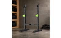 Adjustable Barbell Rack Wide Base Adjustable Squat Rack Steel Fitness Equipment for Home Gym