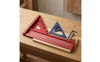 Anodized Metal Carpenter Square Engraved Markings Angle Gauge Detachable Marking Ruler Wear-Resistant for Carpenters, Woodworkers, Woodworking Shop