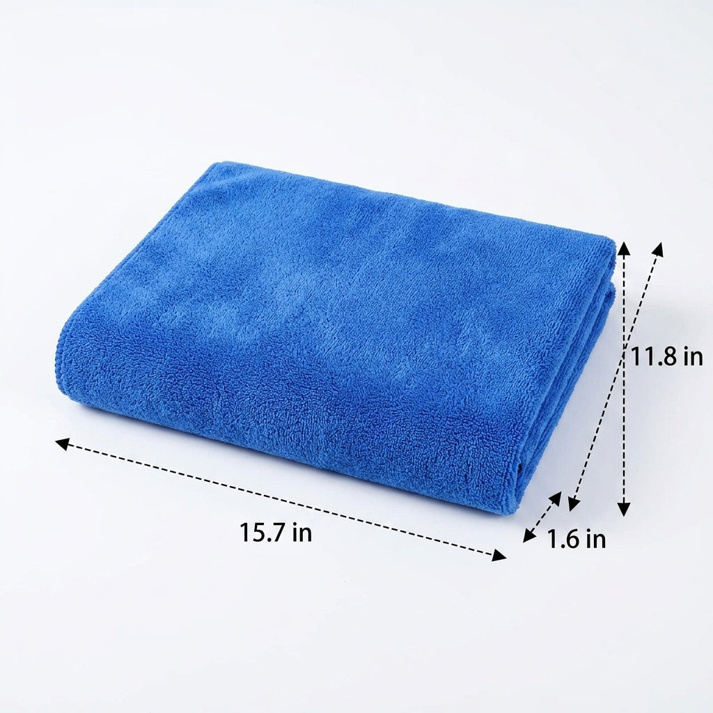 5 Pack Cleaning Cloths, Extremely-Fine Microfibre Cloth and Microfibre Towel, Low-Shed Cloths for High Absorbency Multi-Purpose Household Tasks
