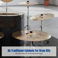 AB-Traditional Drum Cymbal Set, Water Cymbal, Shatter Cymbal, Effect Cymbal for Jazz Drum Kit