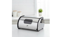 Stainless Steel Bread Box Countertop Breadbox Spacious Bread Bin Long-Lasting for Home Cooks, Pantry