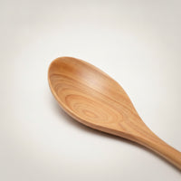 Wooden Spoon with Long Handle Natural Wooden Spoon Kitchen Utensils Smooth Scratch-Free for Restaurant